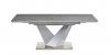 Livorno nagyobbítható asztal, szürke lap, festett MDF láb, 90x160/200 cm
